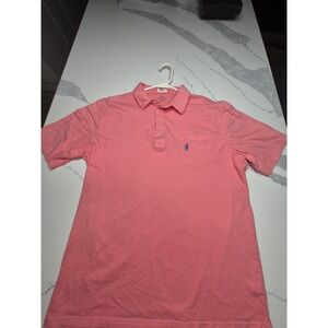 Jokennie-O‎ Mens Polo Shirt Pink Short Sleeve Casual Everyday Preppy